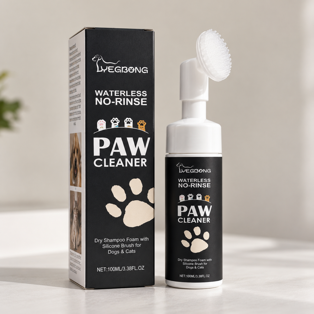 Pro Waterless Paw Cleaner for Dogs & Cats