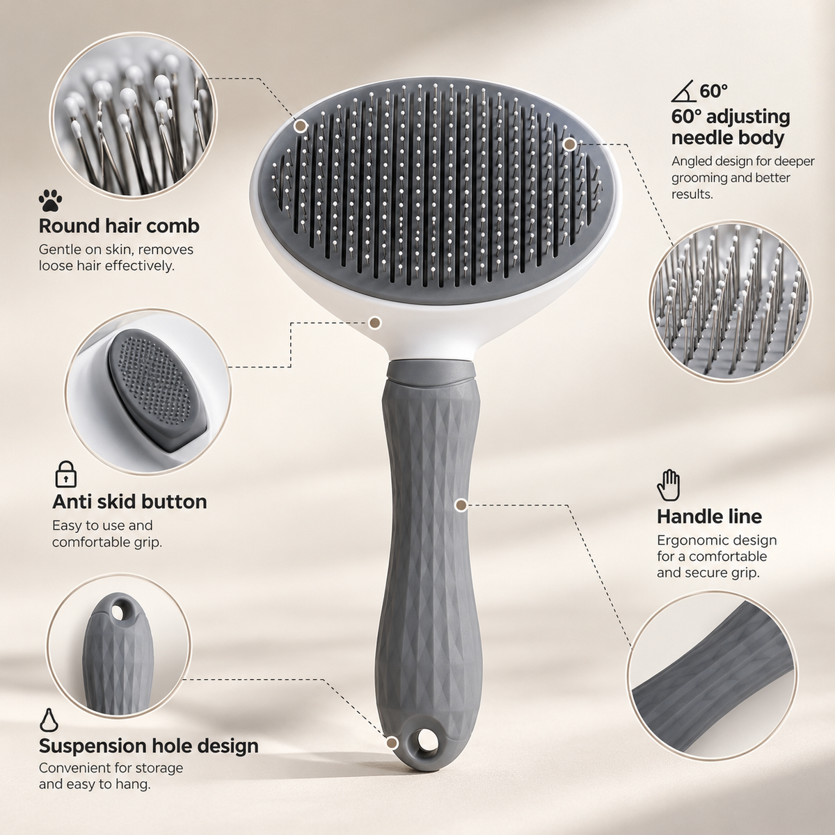Calm Paws Pro Shed Brush